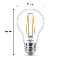 Philips Classic Lot De 2 Led E27 7 Watt 4000 Kelvin 850 Lumen