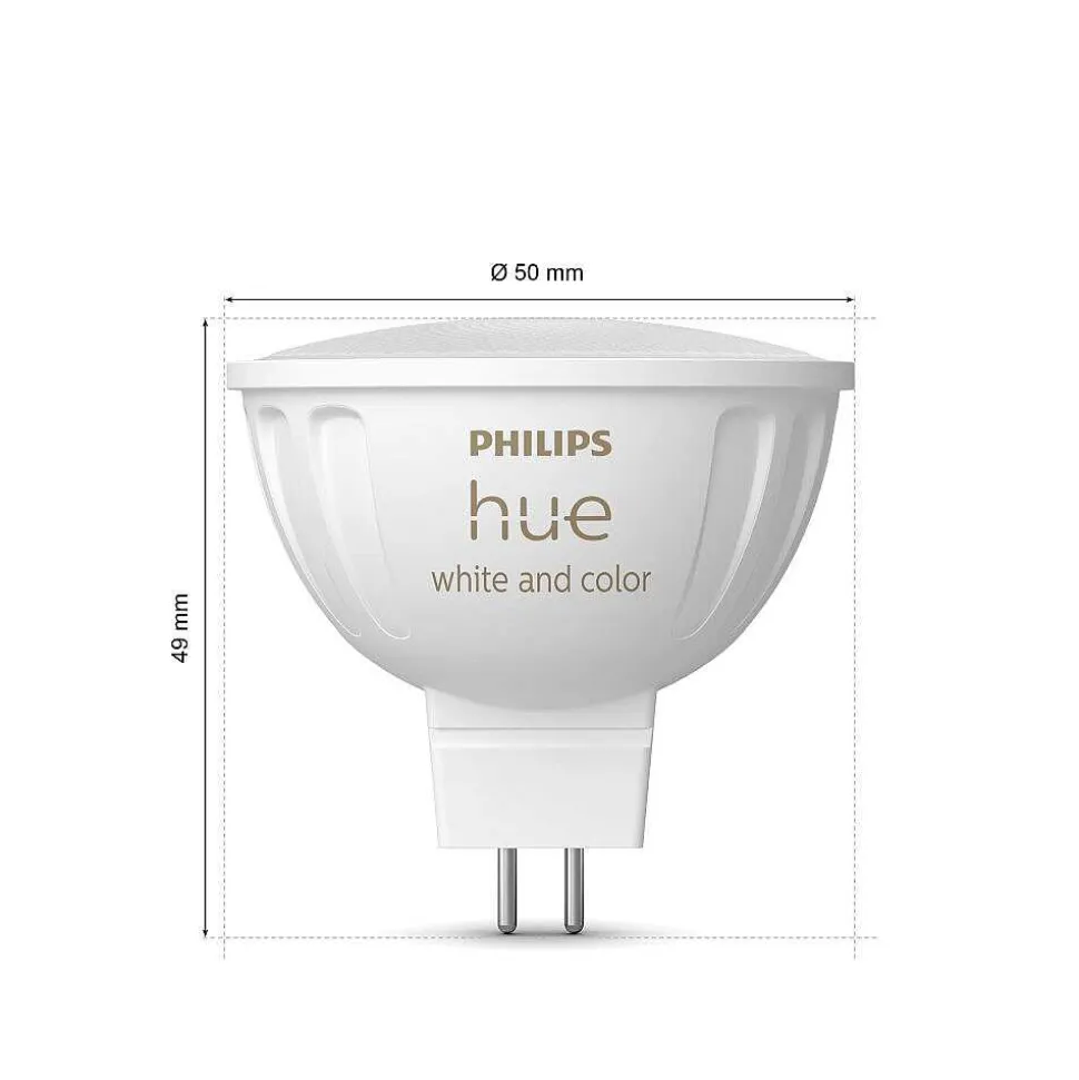 Philips Hue Led Gu5.3 6,3 Watt 2000-6500 Kelvin 400 Lumen