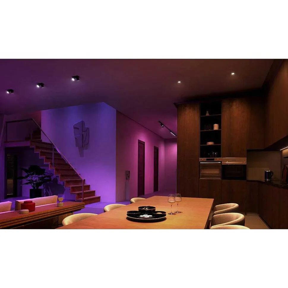 Philips Hue Lot De 2 Led Gu5.3 6,3 Watt 2000-6500 Kelvin 400 Lumen