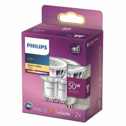 Philips 2X Led Gu10 4,6 Watt 2700 Kelvin 355 Lumen