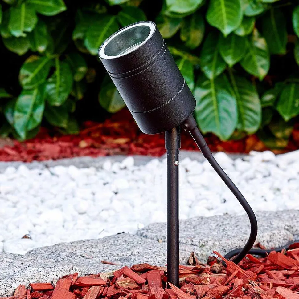 Pique De Terre Froslev Led Noir, 1 Lumiere