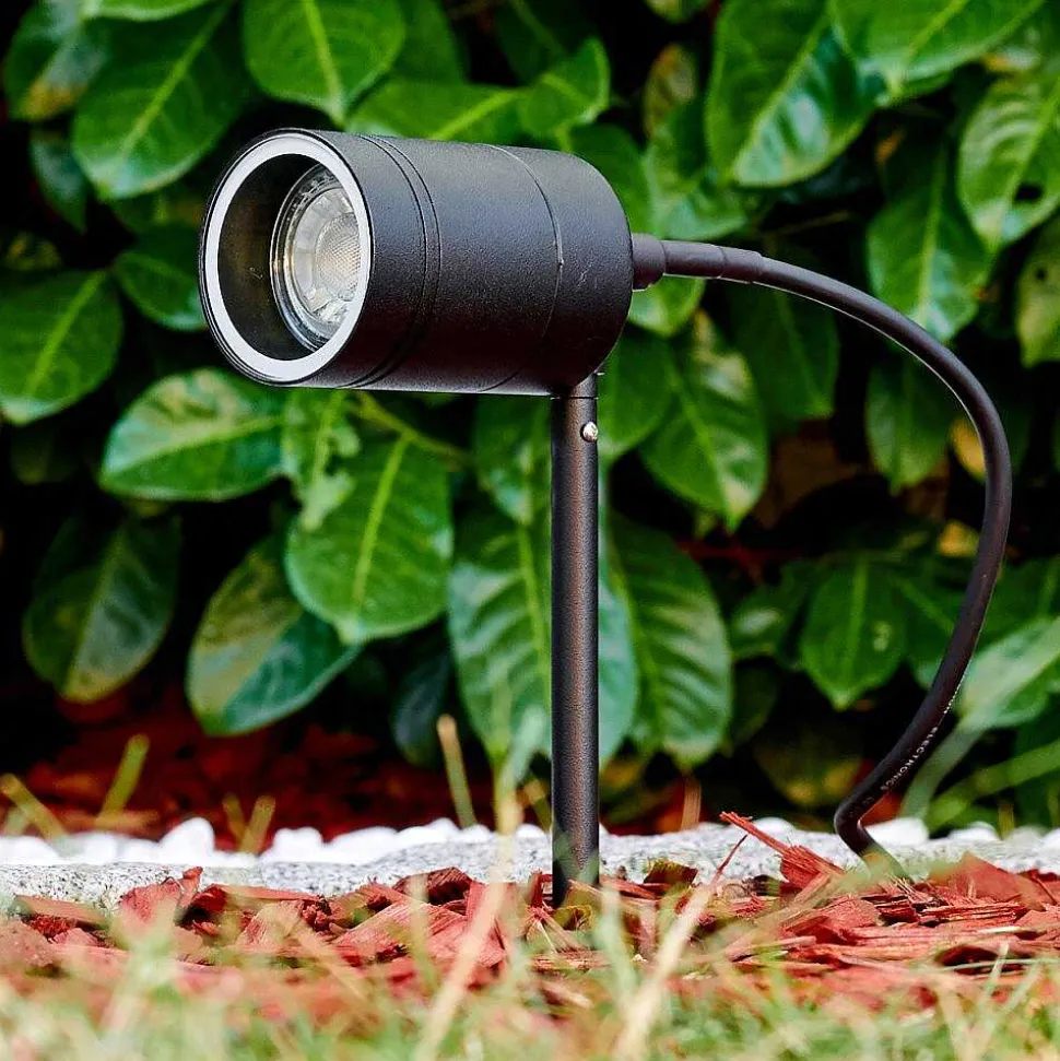 Pique De Terre Froslev Led Noir, 1 Lumiere