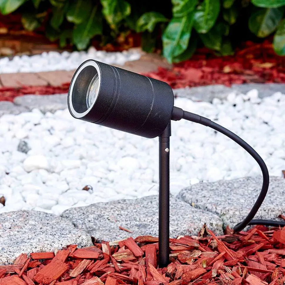 Pique De Terre Froslev Led Noir, 1 Lumiere