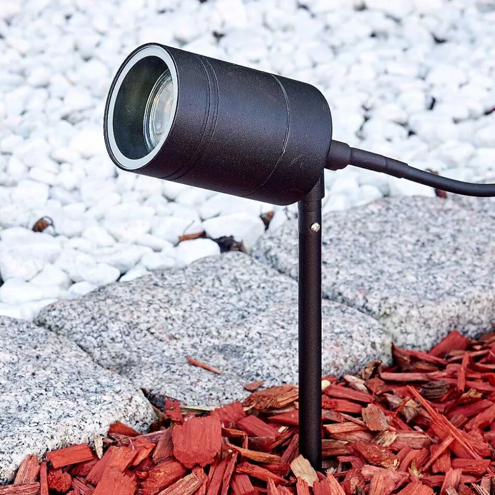 Pique De Terre Froslev Led Noir, 1 Lumiere