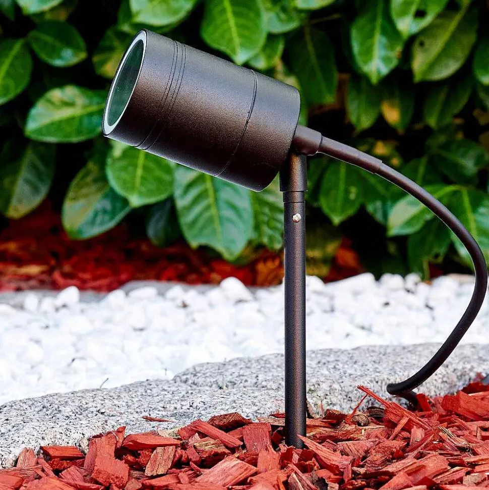 Pique De Terre Froslev Led Noir, 1 Lumiere