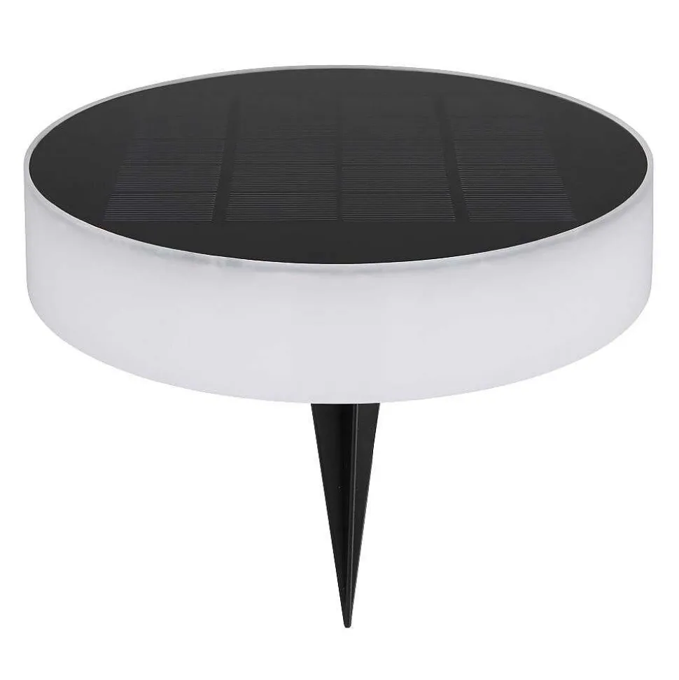 Pique De Terre Globo Solar Led Noir, 1 Lumiere