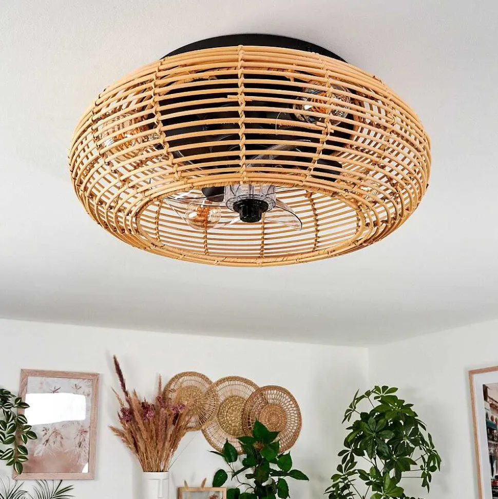 Plafonnier 50 Cm Mulstrand Noir, 4 Lumieres