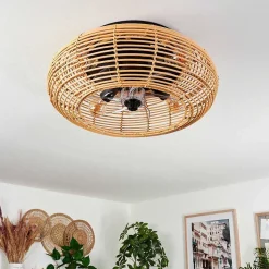 Plafonnier 50 Cm Mulstrand Noir, 4 Lumieres