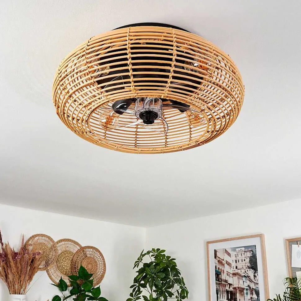 Plafonnier 50 Cm Mulstrand Noir, 4 Lumieres