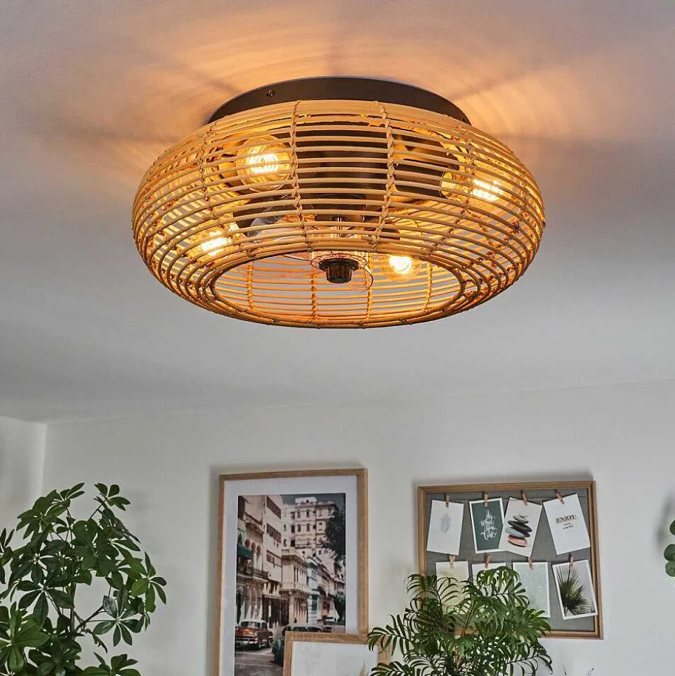 Plafonnier 50 Cm Mulstrand Noir, 4 Lumieres