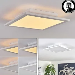 Plafonnier 30 Cm Valmanya Led Blanc, 1 Lumiere