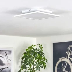 Plafonnier 30 Cm Valmanya Led Blanc, 1 Lumiere