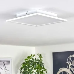 Plafonnier 30 Cm Valmanya Led Blanc, 1 Lumiere