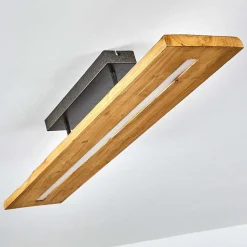 Plafonnier Adak Led Gris, 1 Lumiere