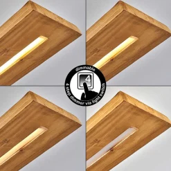 Plafonnier Adak Led Gris, 1 Lumiere