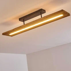 Plafonnier Adak Led Gris, 1 Lumiere