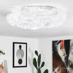 Plafonnier Adegoiva Led Blanc, 1 Lumiere
