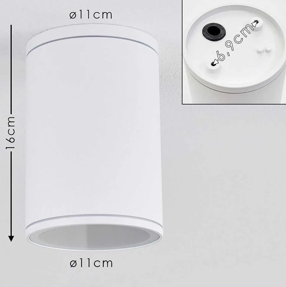 Plafonnier Agua Blanc, 1 Lumiere