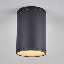 Plafonnier Agua Noir, 1 Lumiere