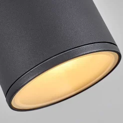 Plafonnier Agua Noir, 1 Lumiere