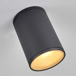 Plafonnier Agua Noir, 1 Lumiere