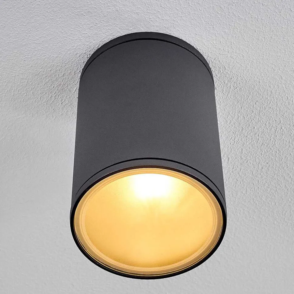 Plafonnier Agua Noir, 1 Lumiere