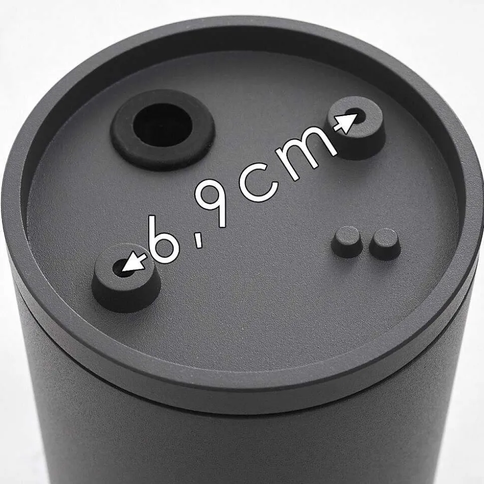 Plafonnier Agua Noir, 1 Lumiere