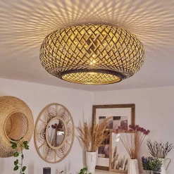 Plafonnier Alavi Noir, 1 Lumiere