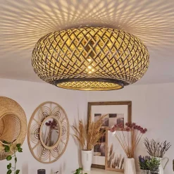 Plafonnier Alavi Noir, 1 Lumiere