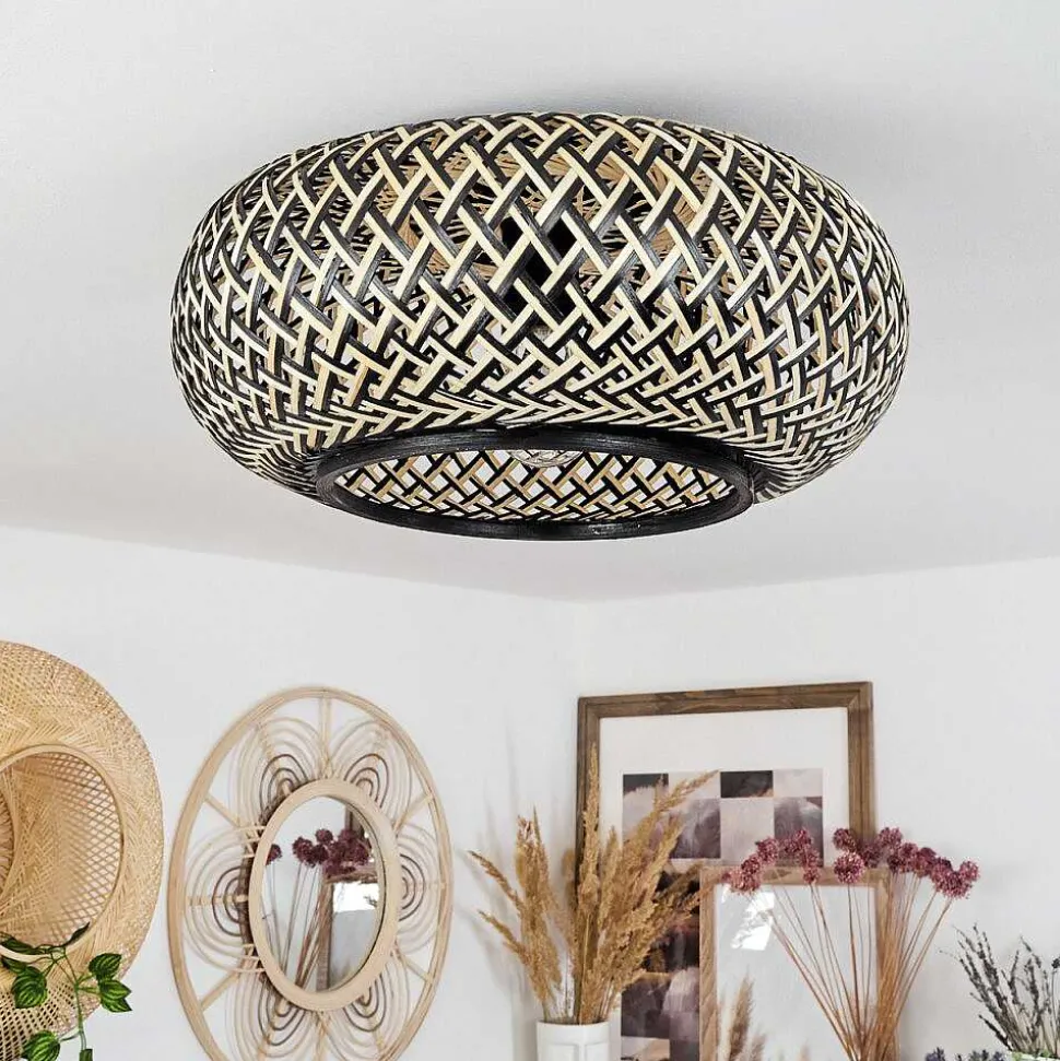 Plafonnier Alavi Noir, 1 Lumiere