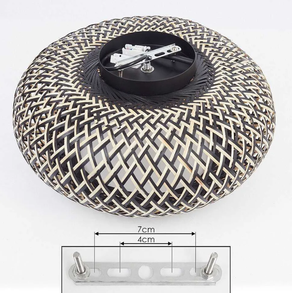 Plafonnier Alavi Noir, 1 Lumiere