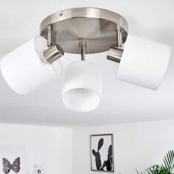 Plafonnier Alsen Nickel Mat, 3 Lumieres