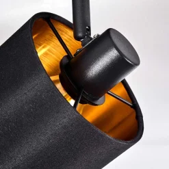 Plafonnier Alsen Noir, 4 Lumieres