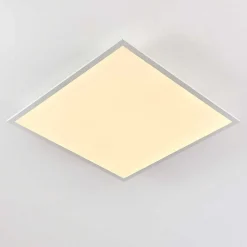 Plafonnier Antria Led Blanc, 1 Lumiere, Telecommandes, Changeur De Couleurs