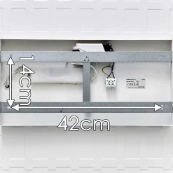 Plafonnier Antria Led Blanc, 1 Lumiere, Telecommandes, Changeur De Couleurs