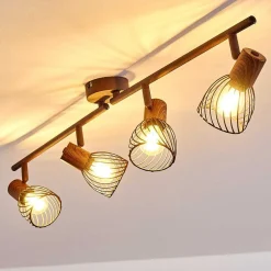 Plafonnier Arjen Brun, Rouille, 4 Lumieres