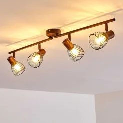 Plafonnier Arjen Brun, Rouille, 4 Lumieres
