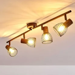 Plafonnier Arjen Brun, Rouille, 4 Lumieres