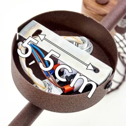 Plafonnier Arjen Brun, Rouille, 4 Lumieres