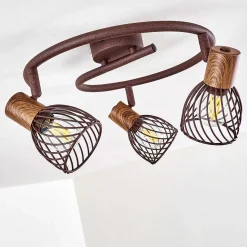 Plafonnier Arjen Rouille, 3 Lumieres