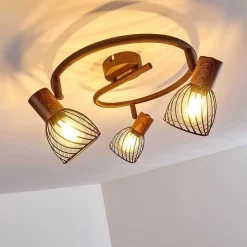 Plafonnier Arjen Rouille, 3 Lumieres