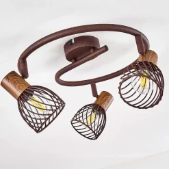 Plafonnier Arjen Rouille, 3 Lumieres