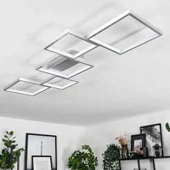 Plafonnier Bacolod Led Argente, 1 Lumiere