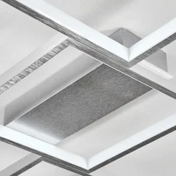 Plafonnier Bacolod Led Argente, 1 Lumiere