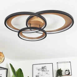 Plafonnier Baiyin Led Or, 1 Lumiere