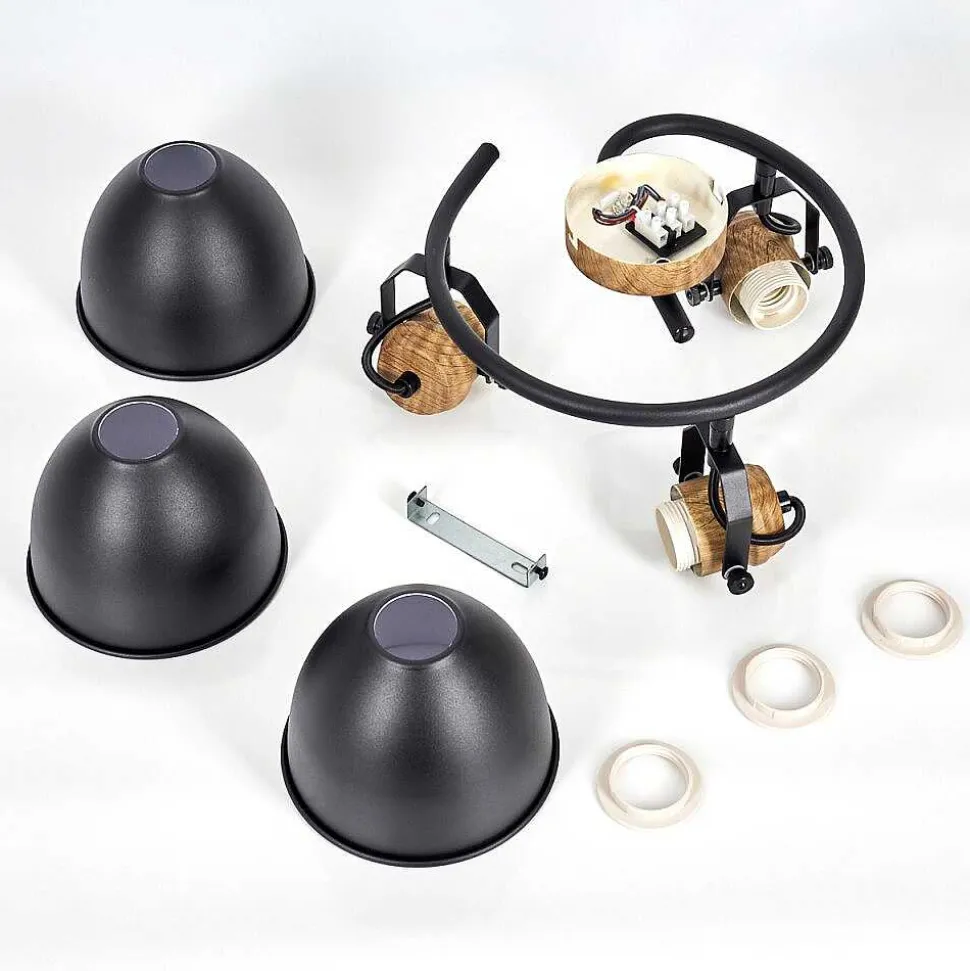 Plafonnier Banjul Noir, 3 Lumieres