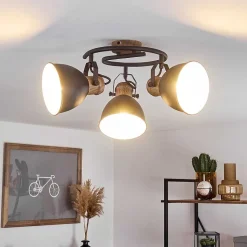 Plafonnier Banjul Noir, 3 Lumieres