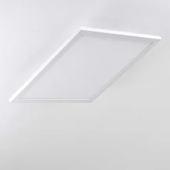 Plafonnier Bankura Led Blanc, 1 Lumiere, Telecommandes, Changeur De Couleurs