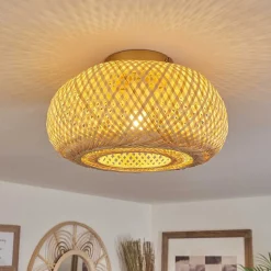 Plafonnier Bauro Ecru, 1 Lumiere