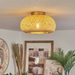 Plafonnier Bauro Ecru, 1 Lumiere